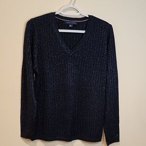 Tommy HilfigerNavy V-Neck Sweater